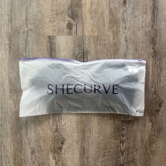 NWT SHECURVE Seamless Deep V Push-up Wireless Bra - BLACK - Picture 6 of 11